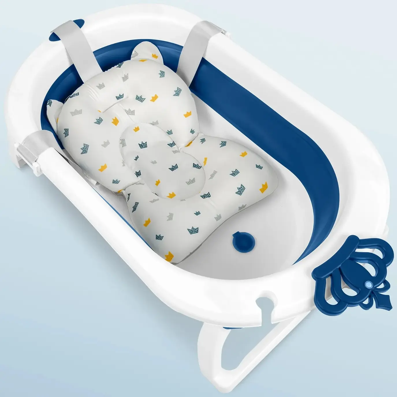 Складная ванночка Ricokids RK-286 728600 (White/Blue) - 6