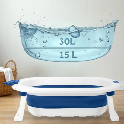 Складная ванночка Ricokids RK-286 728600 (White/Blue) Thumb