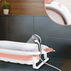 Складная ванночка Ricokids RK-286 728601 (White/Pink) Thumb
