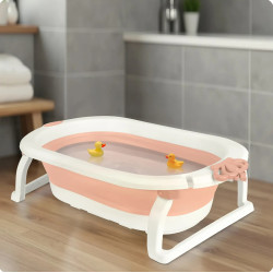 Складная ванночка Ricokids RK-286 728601 (White/Pink) Thumb