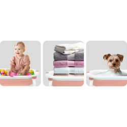 Складная ванночка Ricokids RK-286 728601 (White/Pink) Thumb