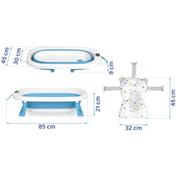 Складная ванночка Ricokids RK-287 728700 (White/Blue) Thumb