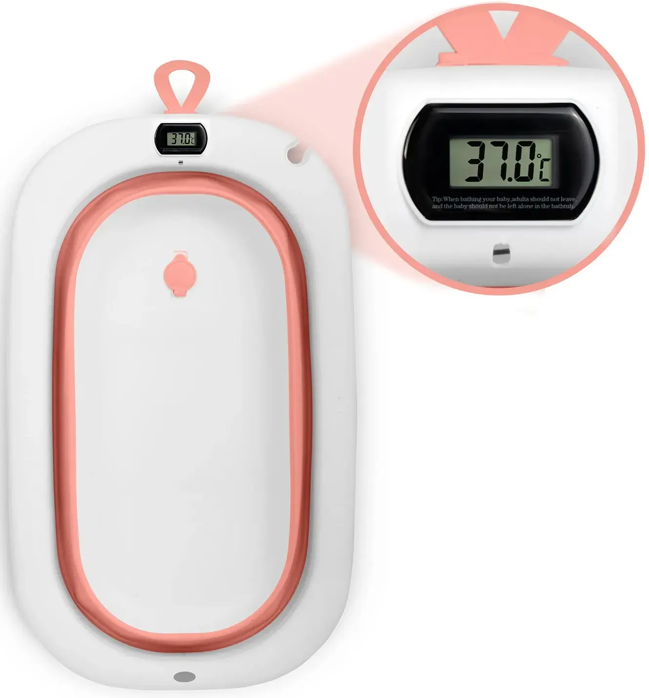 Складная ванночка Ricokids RK-287 728701 (White/Pink) - 6