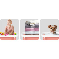 Складная ванночка Ricokids RK-287 728701 (White/Pink) Thumb