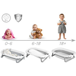 Складная ванночка Ricokids RK-287 728702 (White/Grey) Thumb
