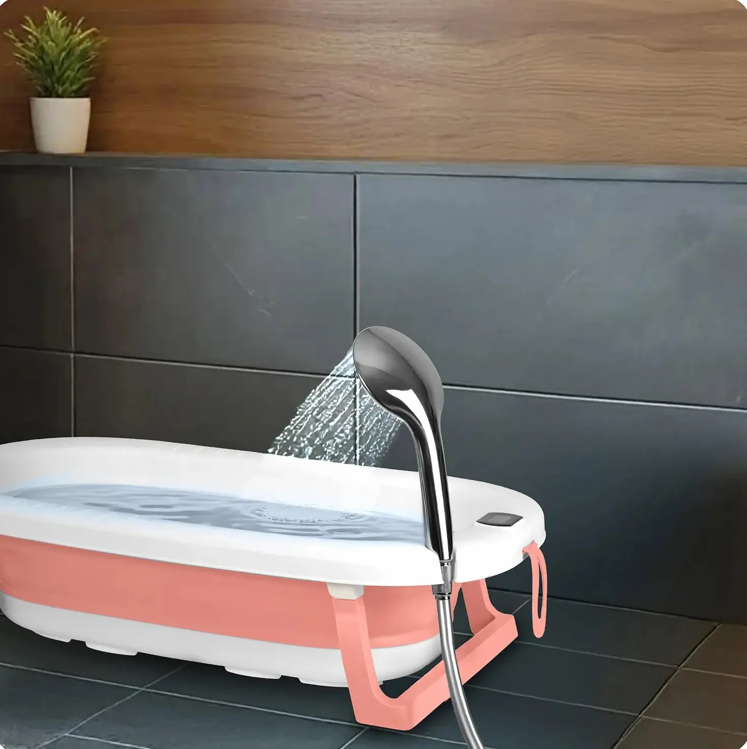Складная ванночка Ricokids RK-287 728721 (White/Pink) - 13
