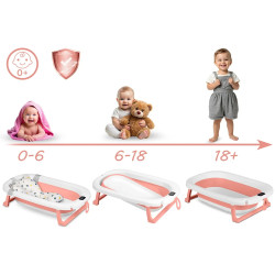 Складная ванночка Ricokids RK-287 728721 (White/Pink) Thumb