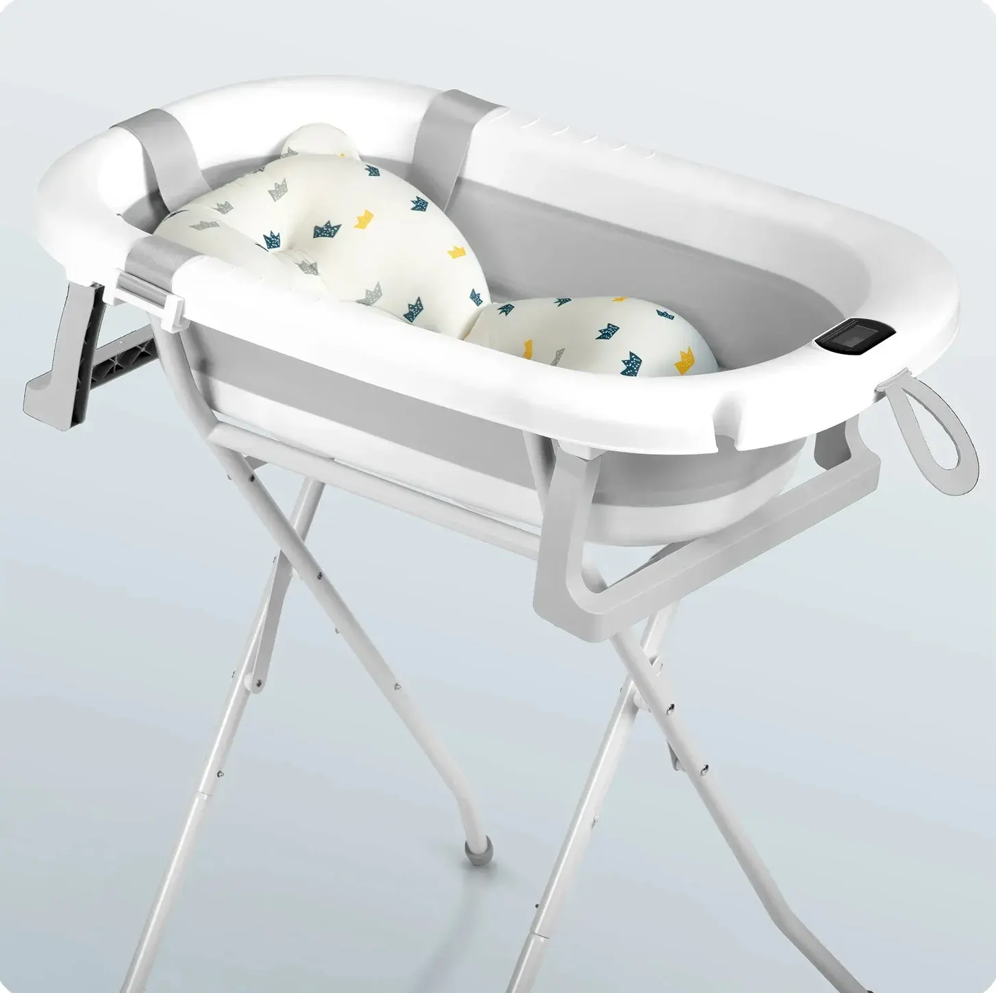 Складная ванночка Ricokids RK-287 728722 (White/Grey) - 13