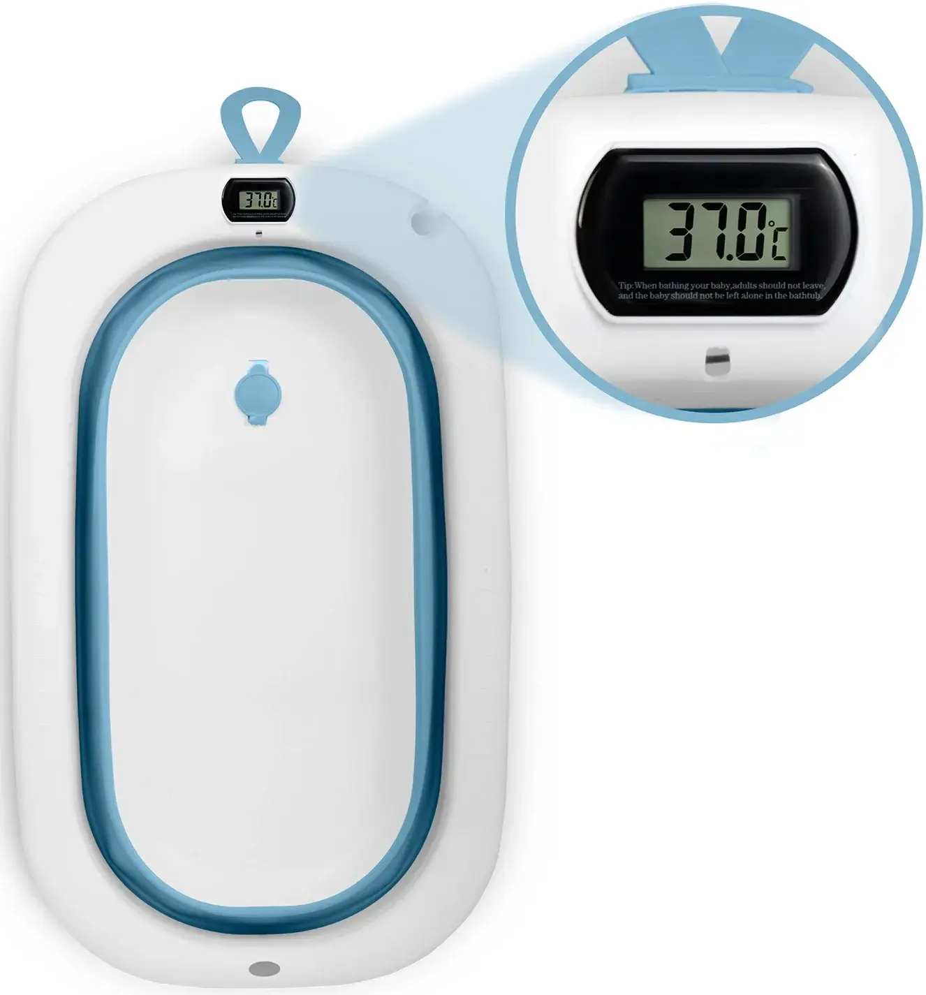 Складная ванночка Ricokids RK-287 (White/Blue) - 11