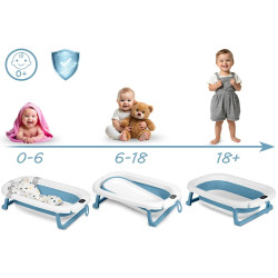 Складная ванночка Ricokids RK-287 (White/Blue) Thumb