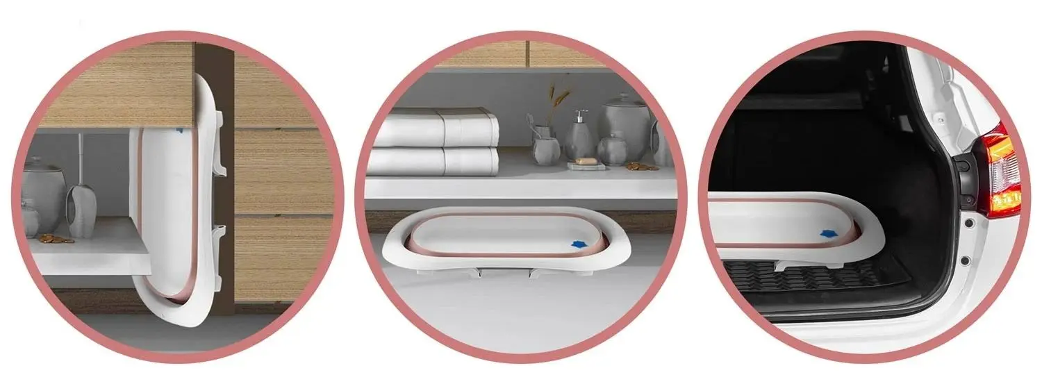 Ванночка Ricokids RK-281 (White/Pink)