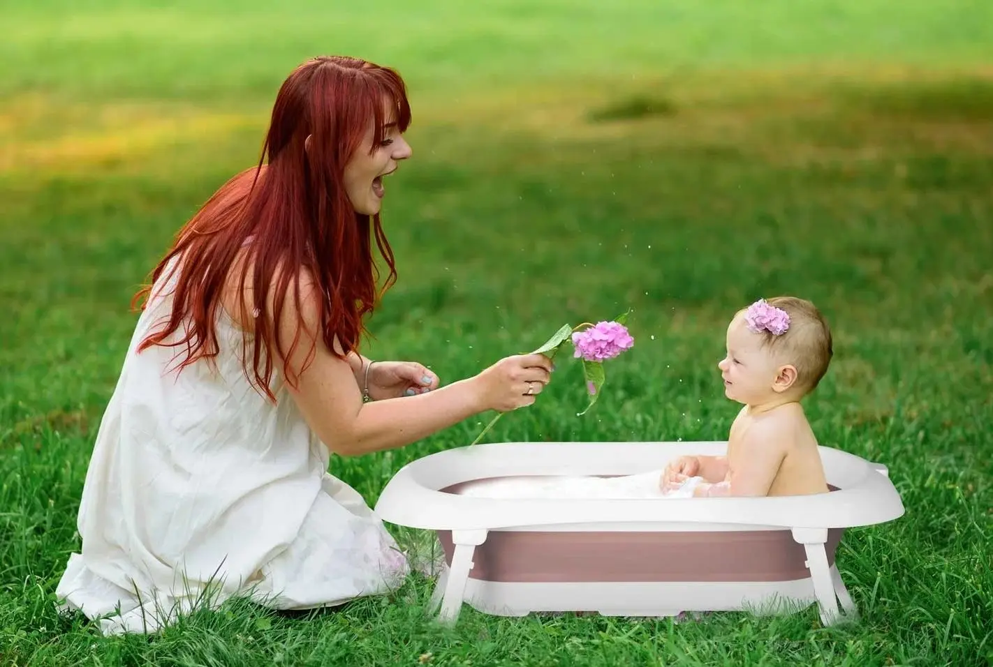 Ванночка Ricokids RK-281 (White/Pink)