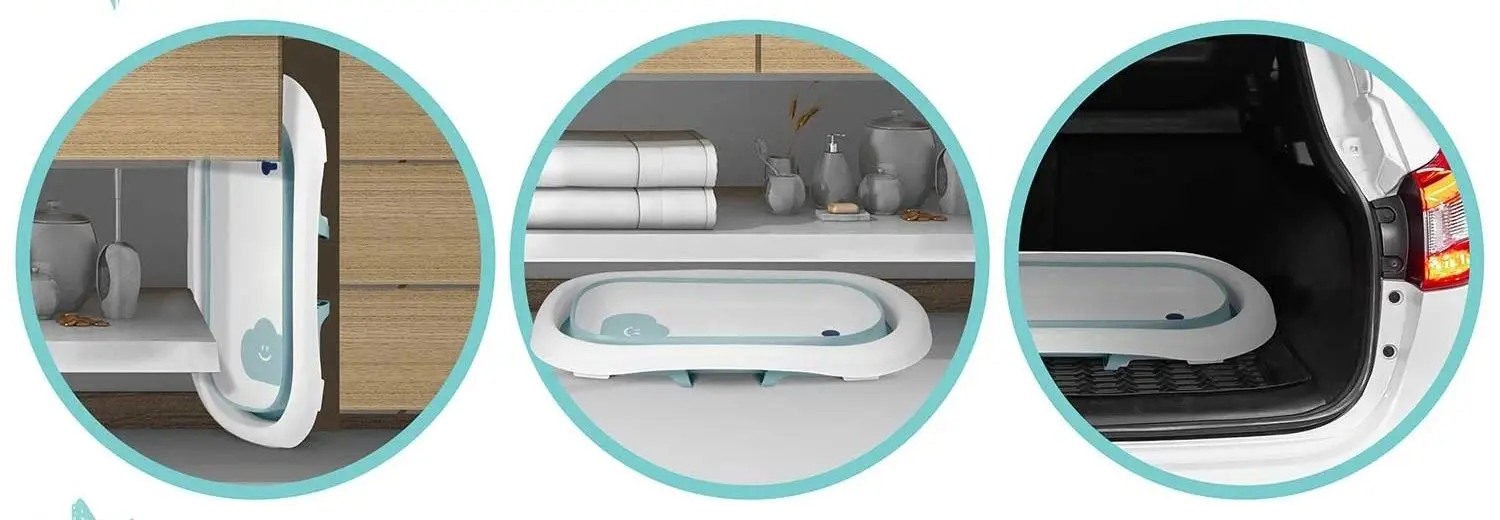 Ванночка с вкладышем Ricokids RK-282 (White/Blue)