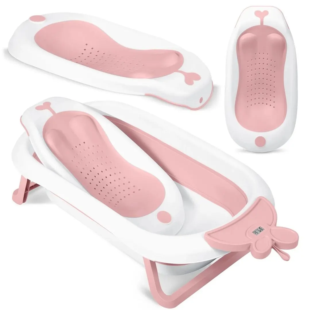 Cadita cu suport Ricokids RK-282 (White/Pink)