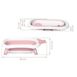 Cadita cu suport Ricokids RK-282 (White/Pink) Thumb