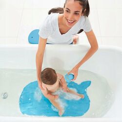 Коврик противоскользящий для ванны Skip Hop Moby (Blue) Thumb