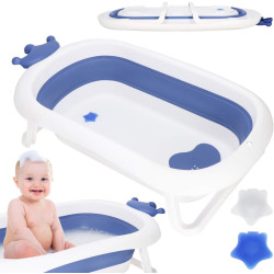 Складная ванночка Springos Crown SB0058 (White/Blue) Thumb