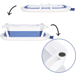 Складная ванночка Springos Crown SB0058 (White/Blue) Thumb