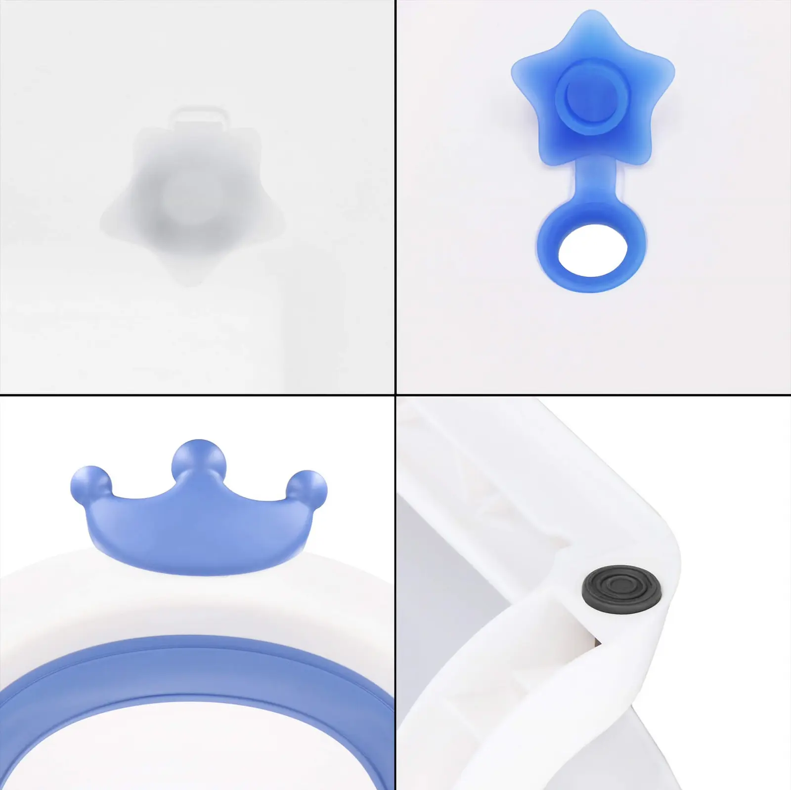 Складная ванночка Springos Crown SB0058 (White/Blue) - 7