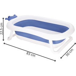 Складная ванночка Springos Crown SB0058 (White/Blue) Thumb