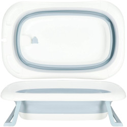 Cadita pliabila Springos HA5113 (White/Blue) Thumb
