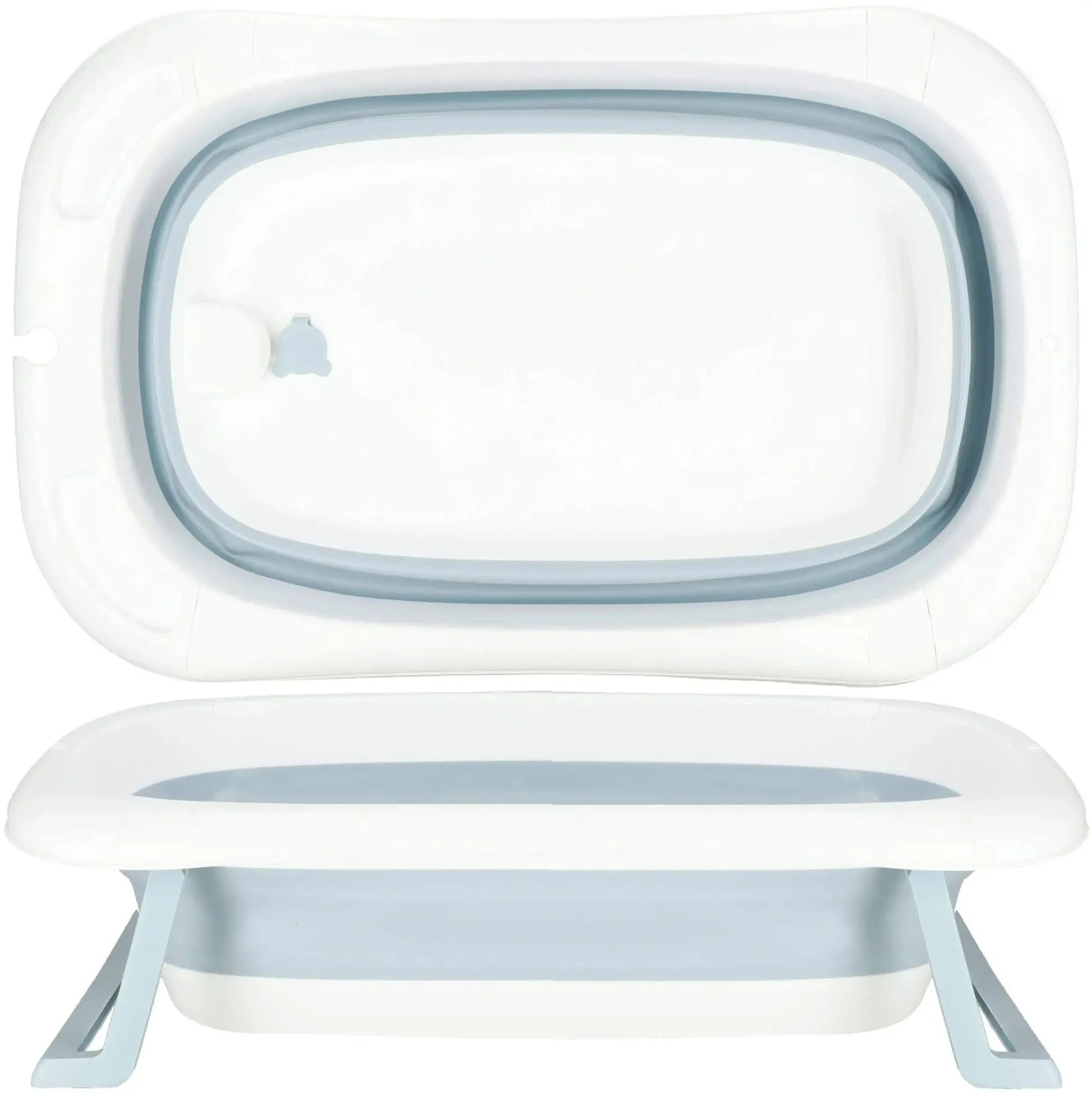 Cadita pliabila Springos HA5113 (White/Blue) - 2