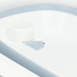 Cadita pliabila Springos HA5113 (White/Blue) Thumb