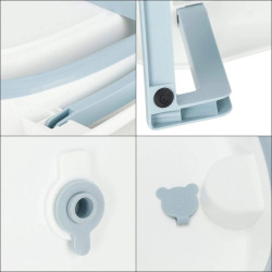 Cadita pliabila Springos HA5113 (White/Blue) Thumb