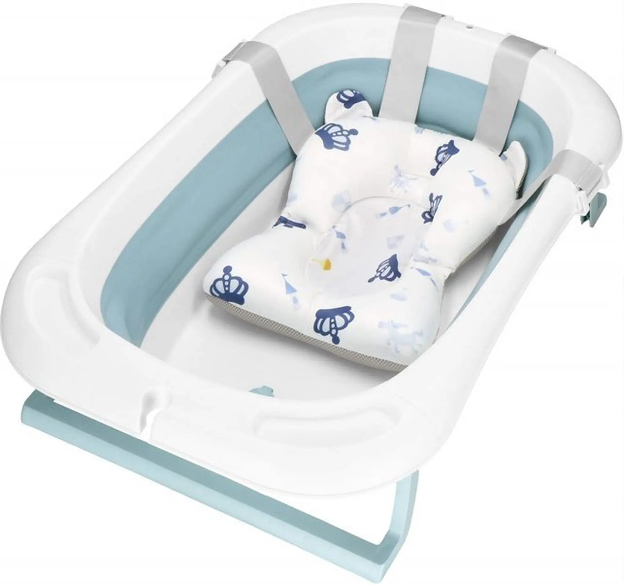 Складная ванночка Springos Tinnio SB0063 (White/Blue) - 2