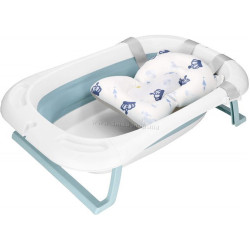 Складная ванночка Springos Tinnio SB0063 (White/Blue)