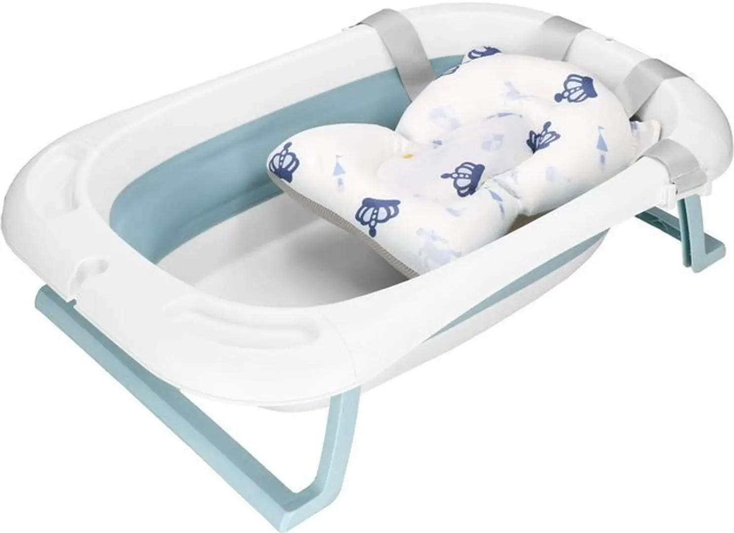 Складная ванночка Springos Tinnio SB0063 (White/Blue)