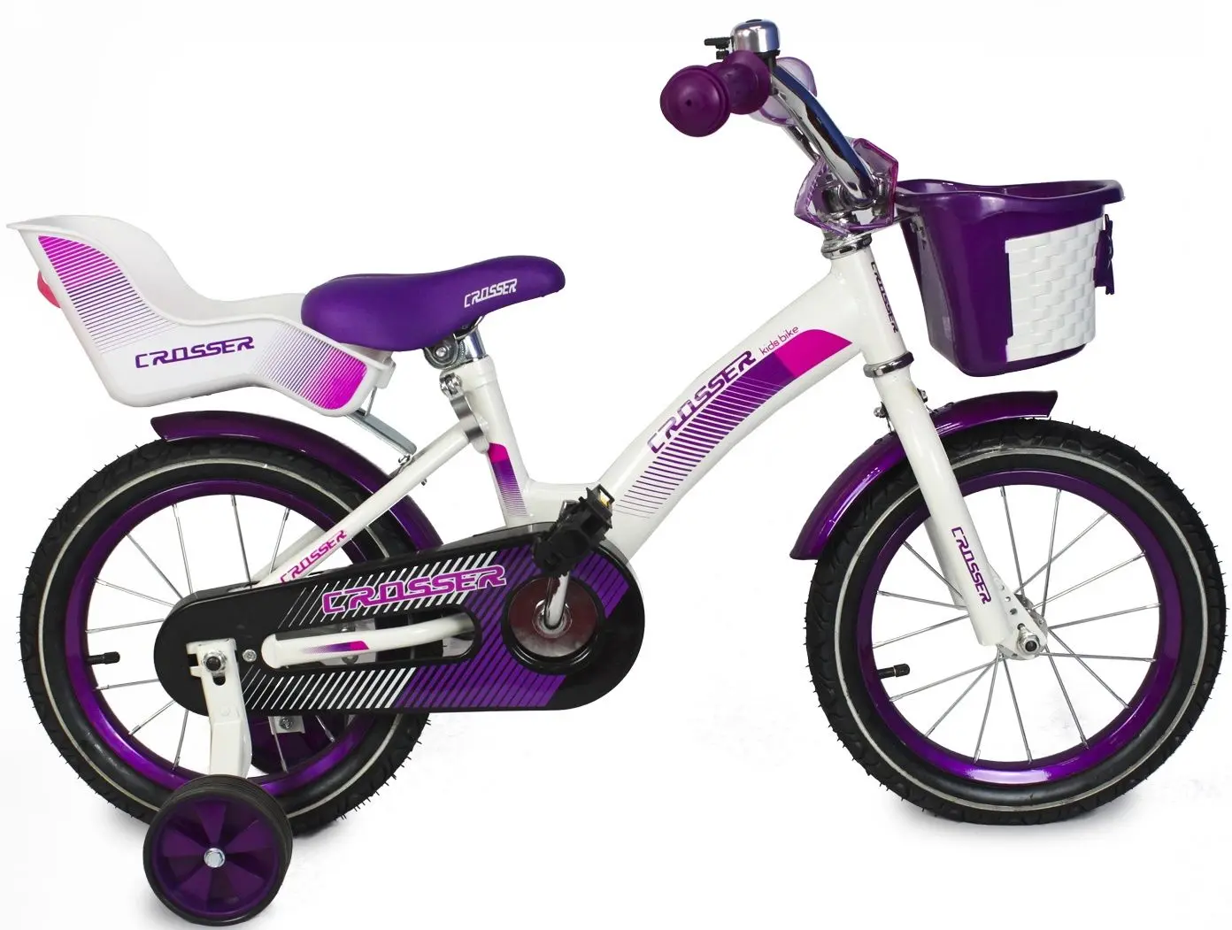 Bicicleta Crosser C3 Kids Bike 14 (Violet)