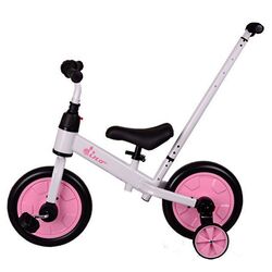 Bicicletă 4in1 Edilandia Dino (White/Pink)