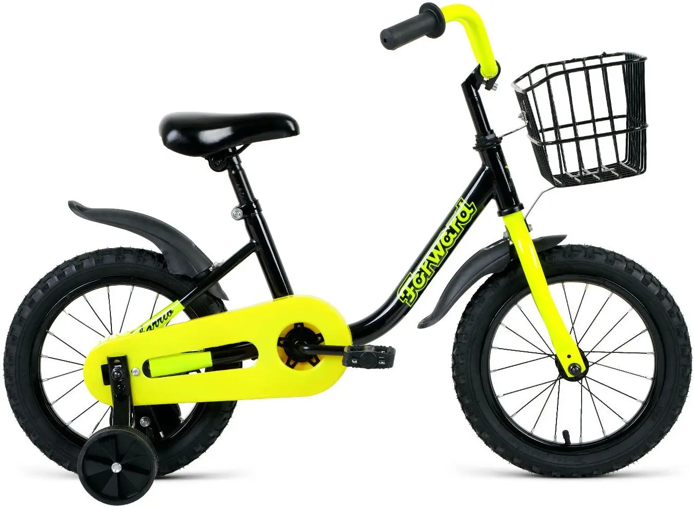 Велосипед Forward Barrio 14 (Black/Bitter Lime)