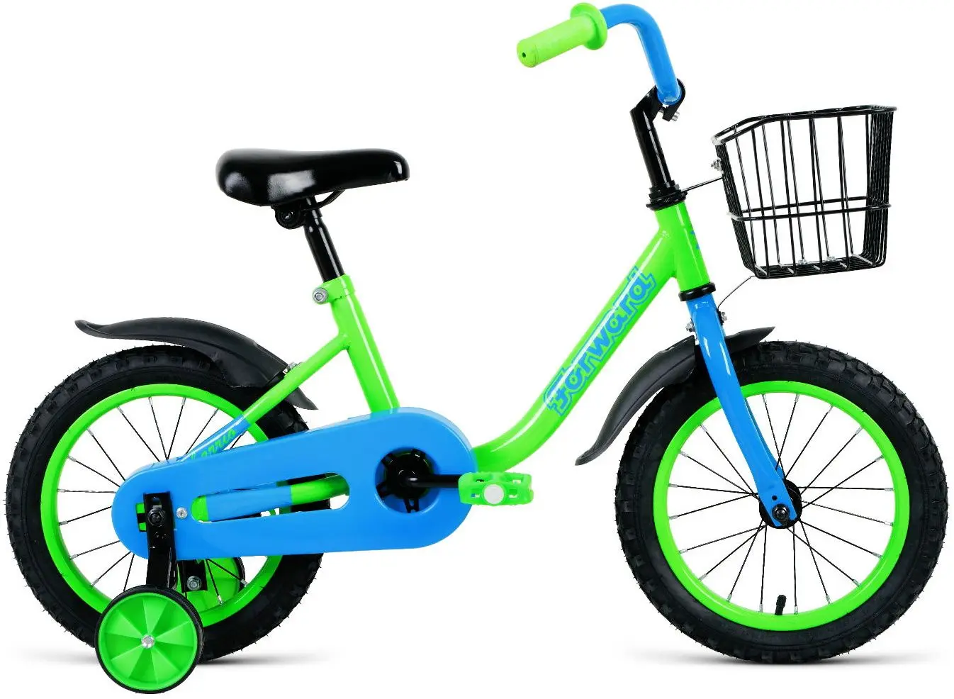 Велосипед Forward Barrio 14 (Green/Blue)
