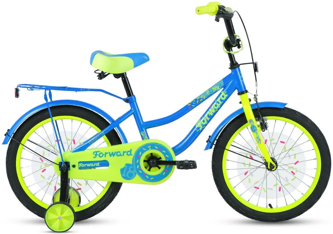 Велосипед Forward Funky 18 (Blue/Bright Green)