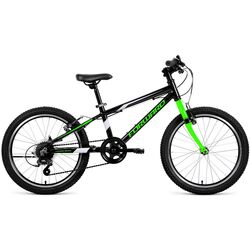 Велосипед Forward Rise 20 2.0 (Black/Bright Green)