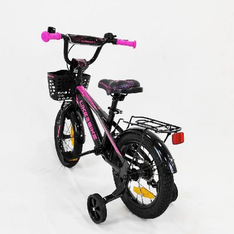 Bicicleta Like2bike Dark Rider 20 (Black/Pink)