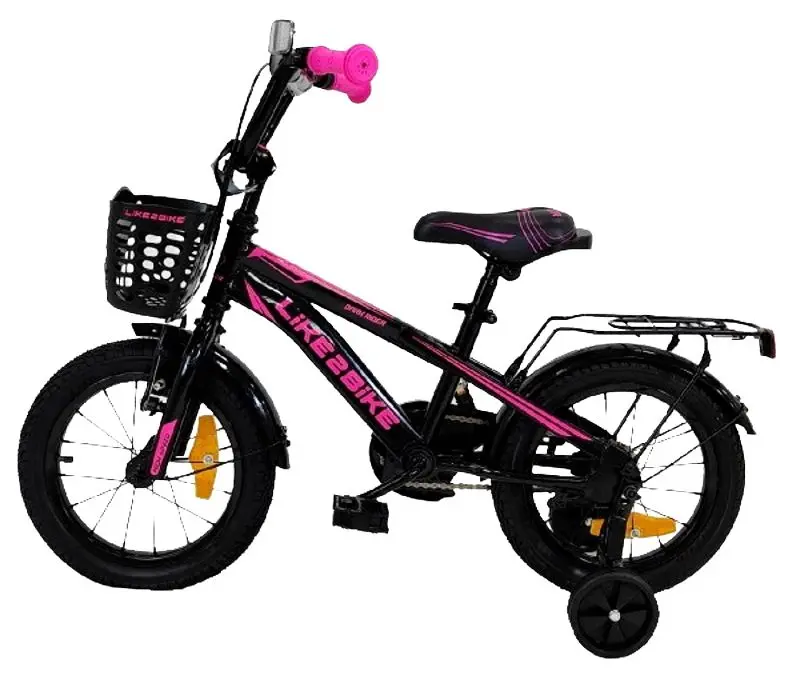 Bicicleta Like2bike Dark Rider 20 (Black/Pink)