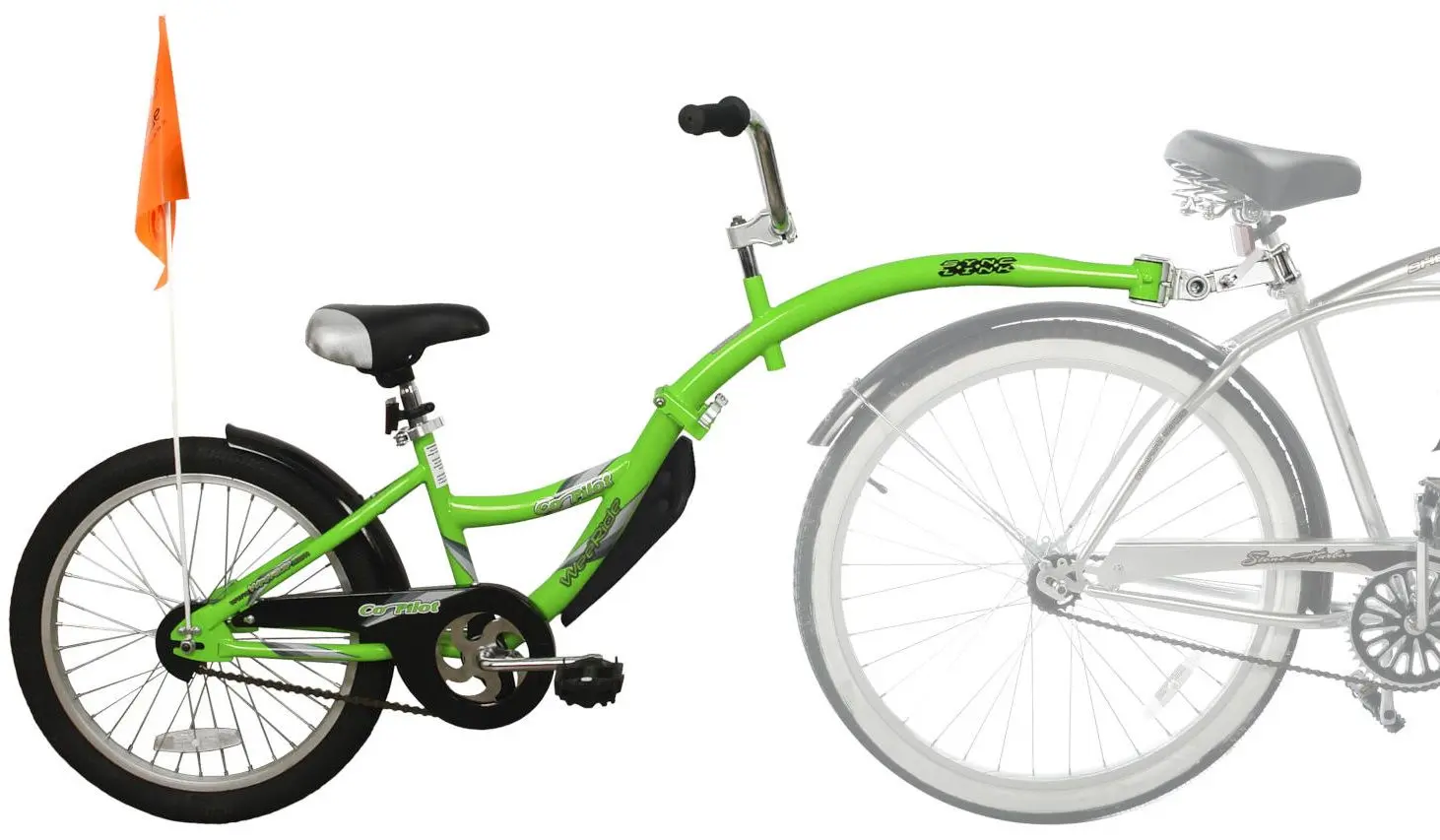 Велосипед-прицеп WeeRide Co-Pilot Tagalong (Green) - 2