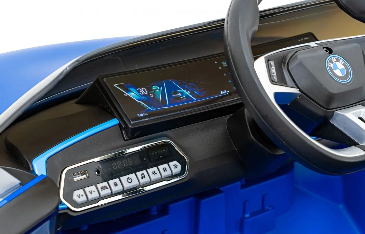 Masinuta electrica Ramiz BMW I4 (Blue)