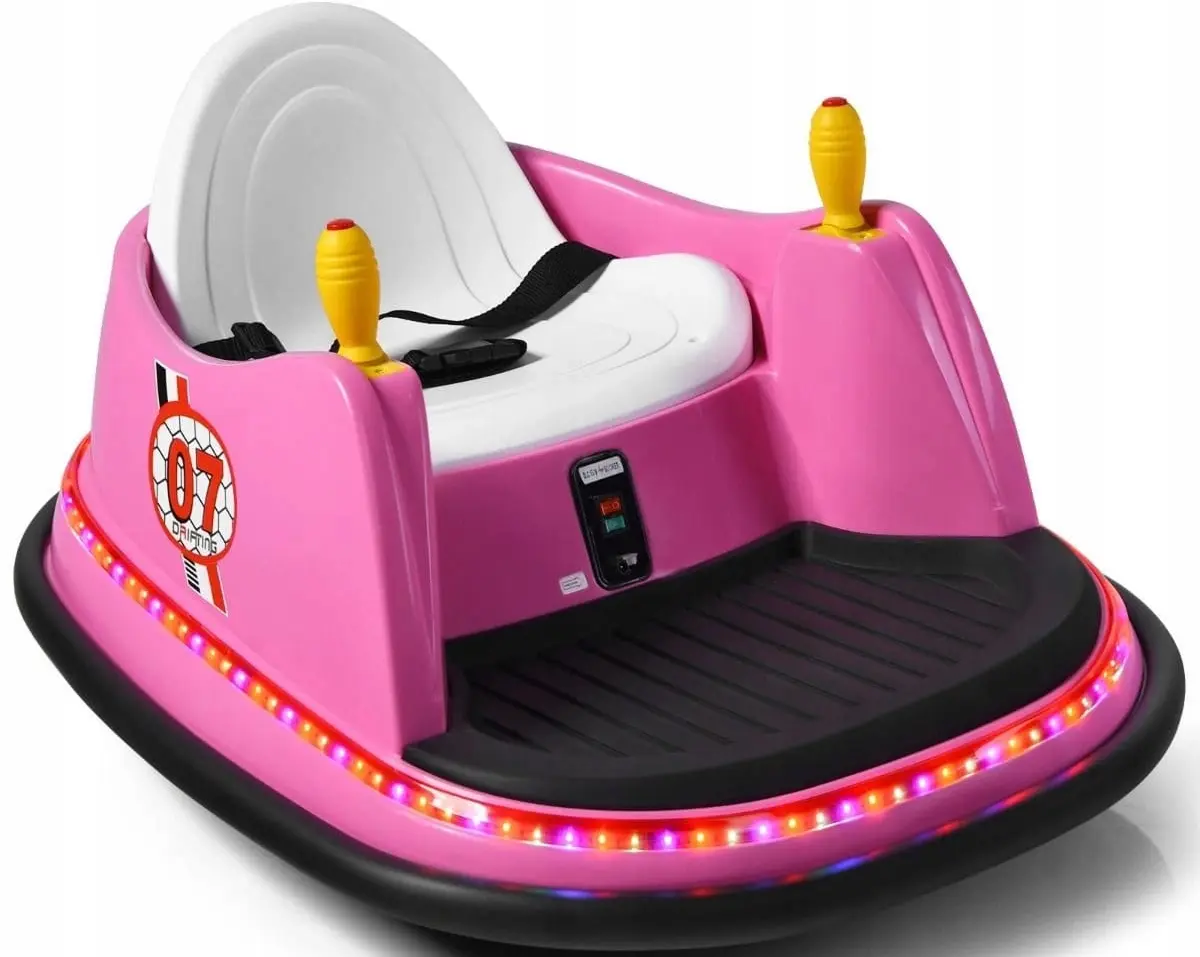 Masinuta busitoare Costway TQ10260DE-PI (Pink/Black)