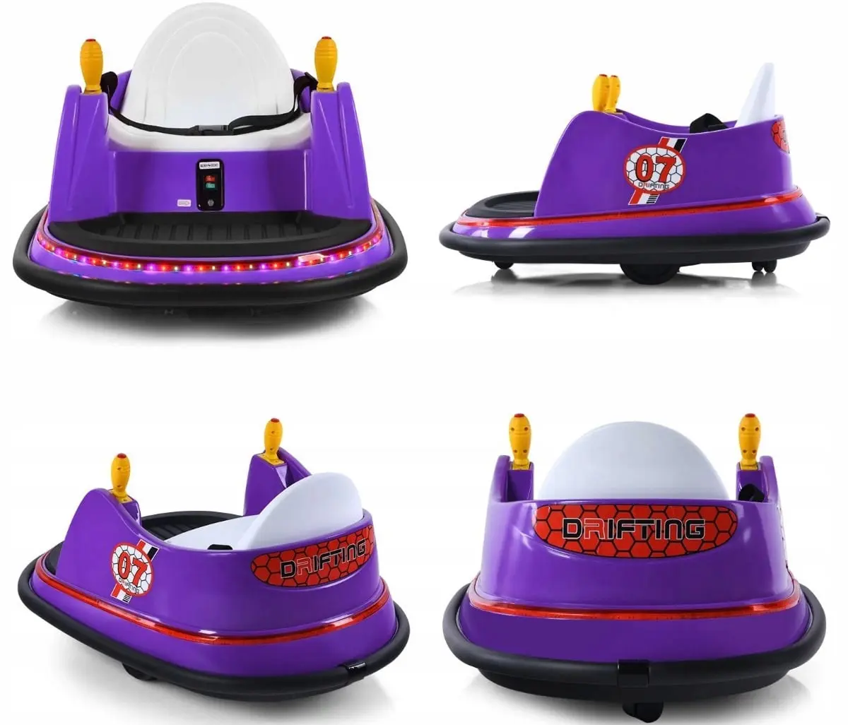 Бамперная машина Costway TQ10260DE-ZS (Purple/Black)