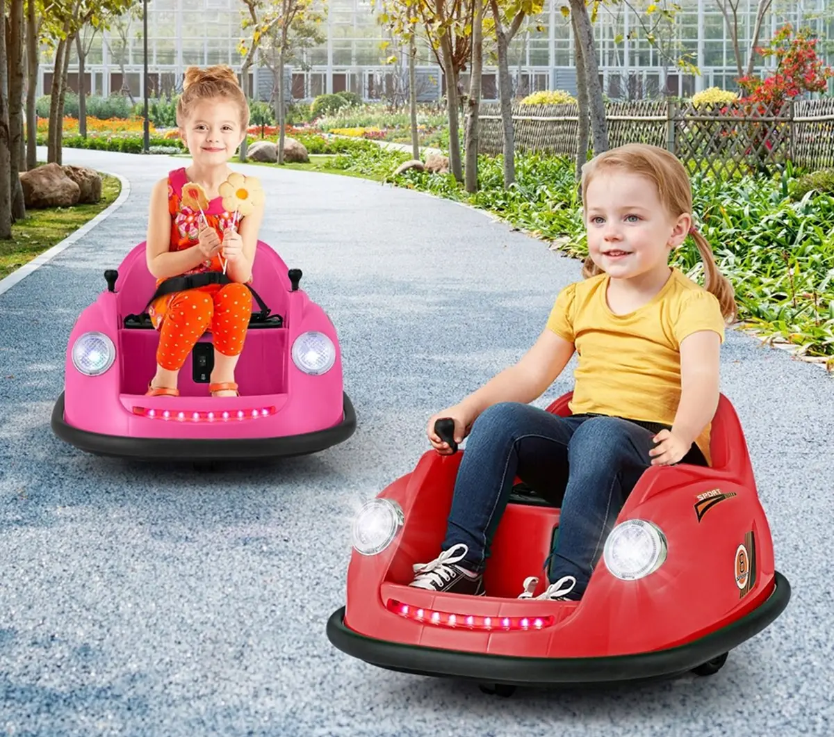 Masinuta busitoare Costway TQ10265DE-RE (Red)