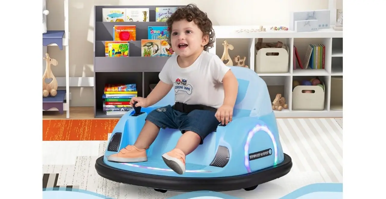 Masinuta busitoare Costway TQ10278DE-NY (Blue)