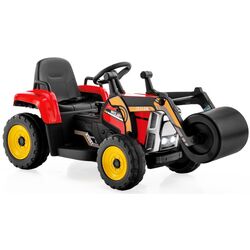 Tavalug de drum electric Costway TQ10104DE-RE (Red)