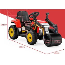 Дорожный каток электрический Costway TQ10104DE-RE (Red) Thumb