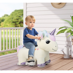 Masinuta electrica Costway TQ10127DE-BE (Beige/Purple) Thumb