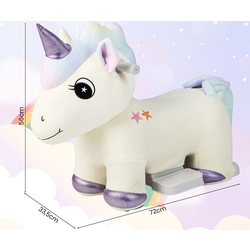 Masinuta electrica Costway TQ10127DE-BE (Beige/Purple) Thumb