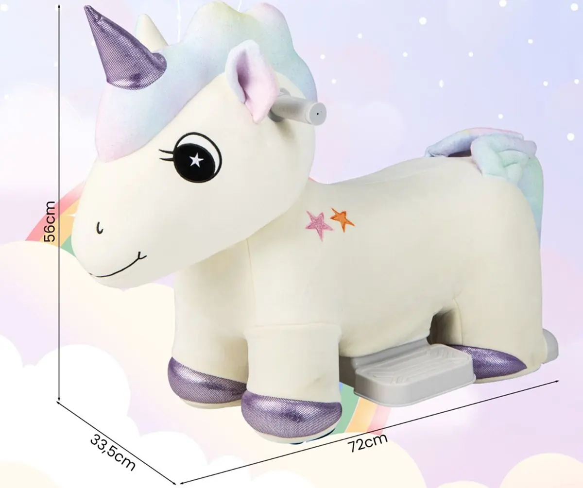 Masinuta electrica Costway TQ10127DE-BE (Beige/Purple)